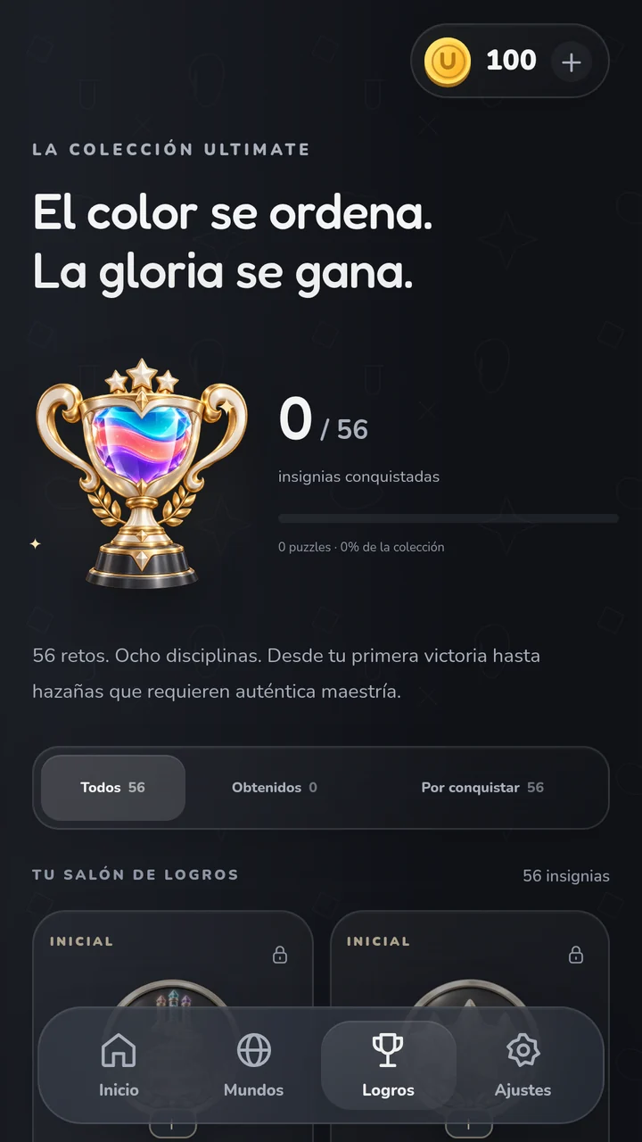 Colecciona 56 logros